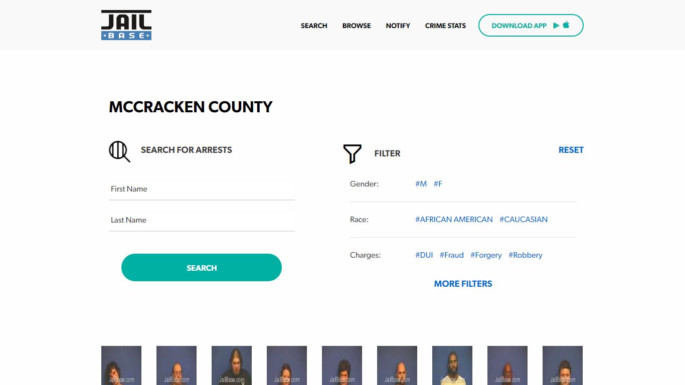 McCracken County Jail Inmate Search and Mugshots | JailBase